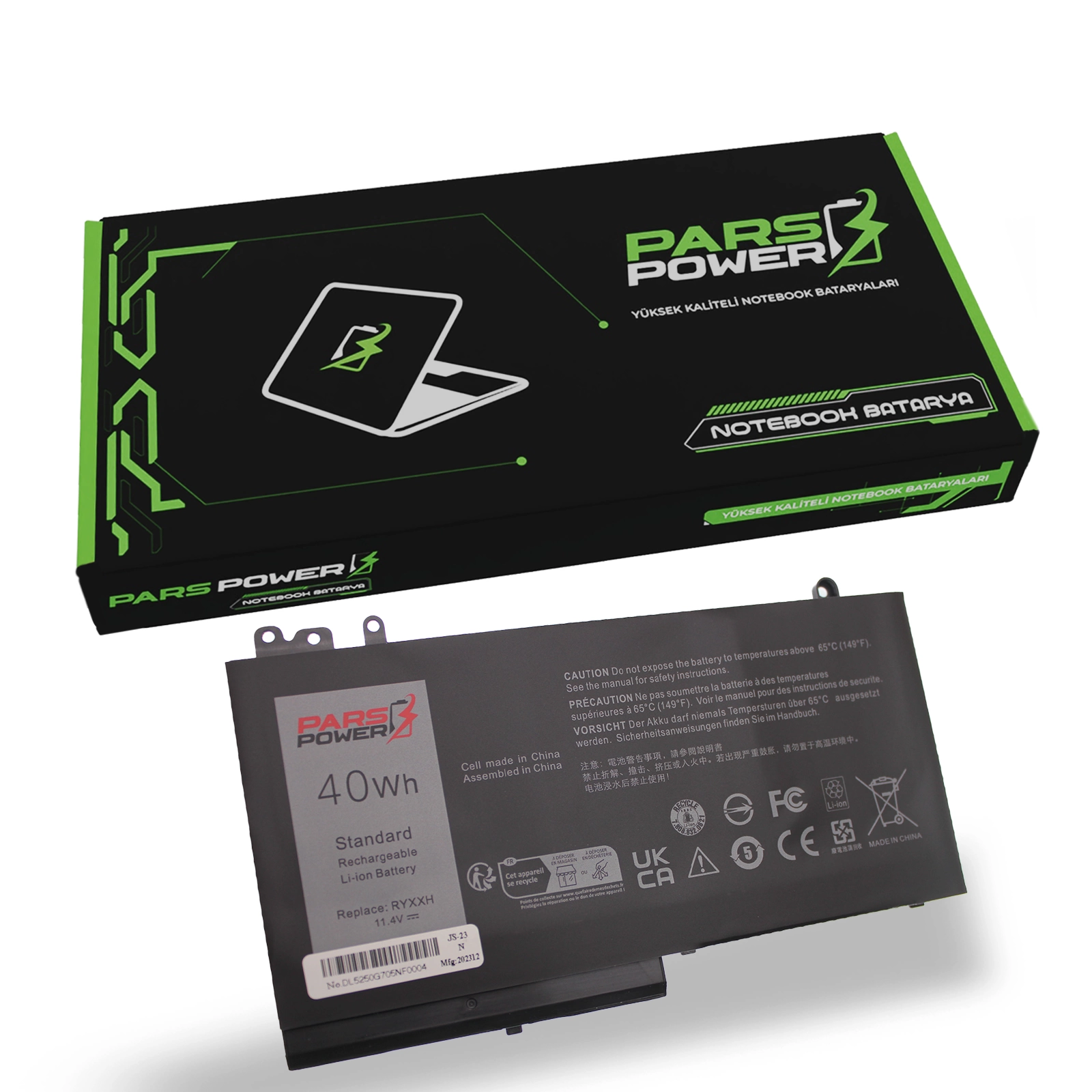 Dell Latitude 5450 P48G, P48G001 Batarya - Pil (Pars Power) Satın Al ...