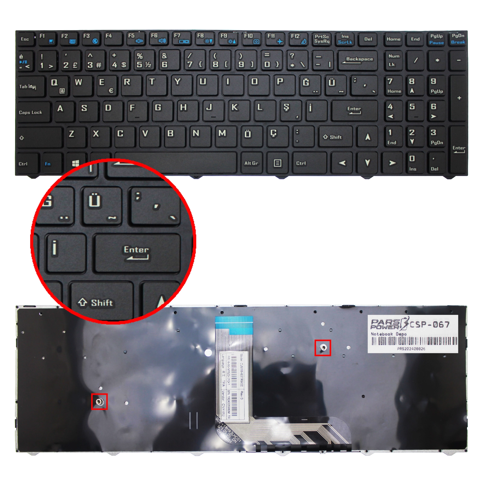 Monster Abra A5 V16.7 Notebook Klavye (Siyah TR) Satın Al - Aynı