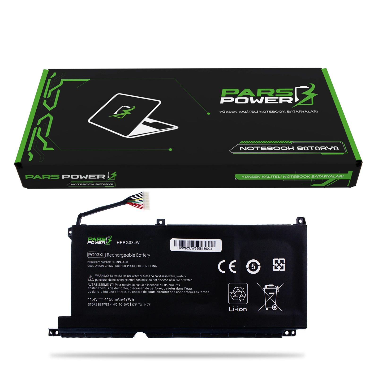 BLESYS Batteria Per HP Pavilion Gaming 15-dk, 11.55V 52.5Wh 4550mAh, Sostituzione Diretta Per Modelli 15-dk0xxx E 15-dk1xxx