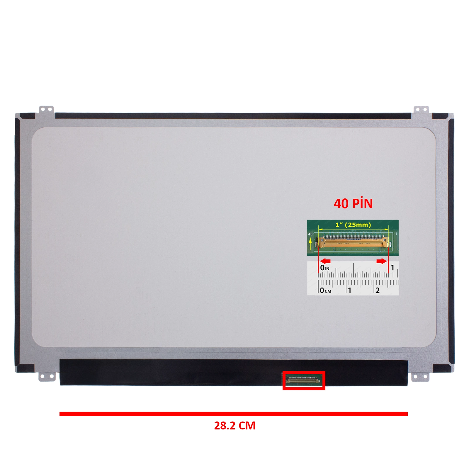 LCD DISPLAY SCHERMO 15.6 B156XTN07.1 - Usb Informatica