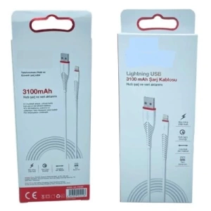 (İphone) 3.1A Hızlı Şarj Veri Aktarımı Veltex (Penceresiz) VTX400