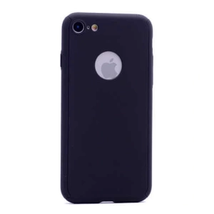 Apple iPhone 7 Kılıf Zore 360 3 Parçalı Rubber Kapak