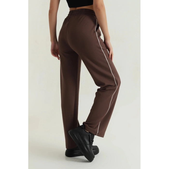 Kahve Modal Biyeli Bayan Eşofman Altı