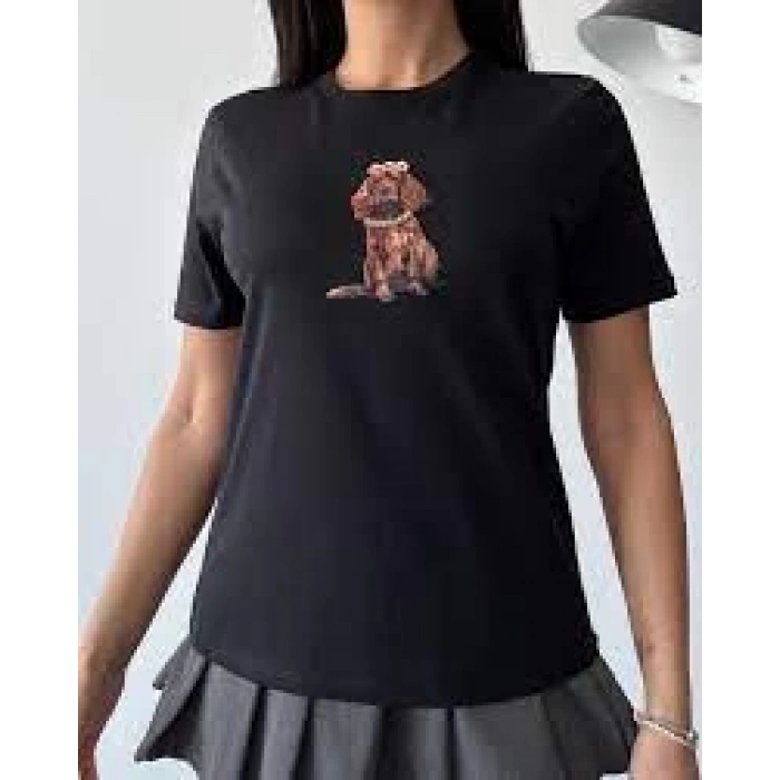 Siyah R. Bayan Tşhırt