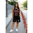 Siyah Chicago Bulls 11 Oversize Unisex Şortlu Takım