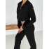 Siyah Alo Waffle İkili Takım