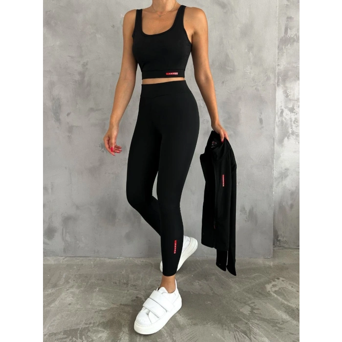 Siyah Premium Üçlü Set Takım