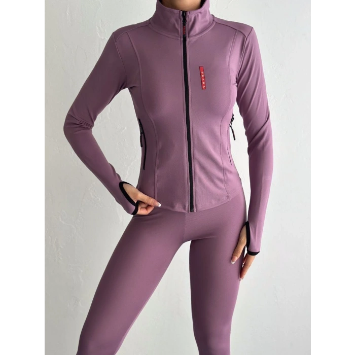 Mor Premium Üçlü Set Takım