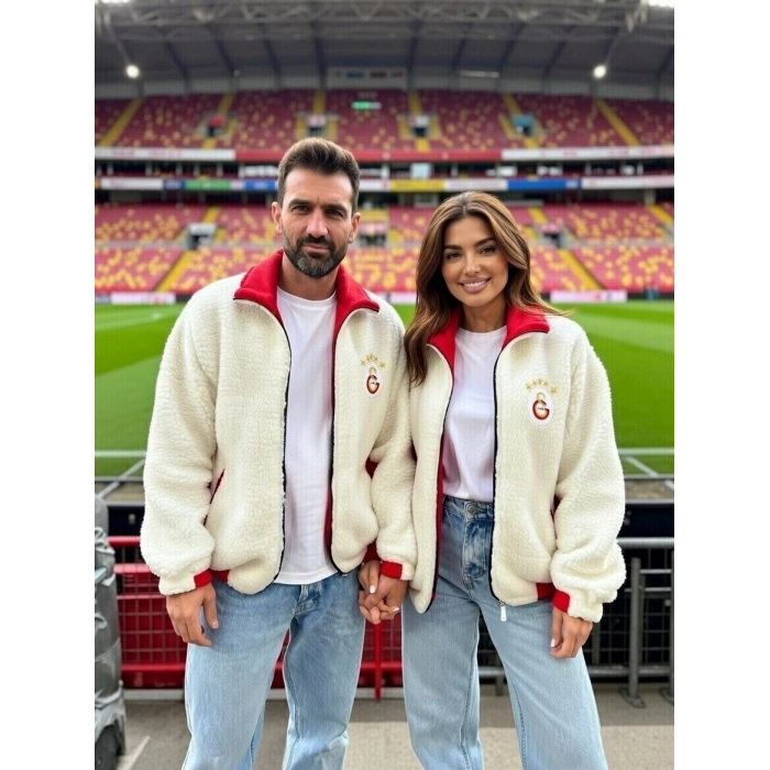 GS Çift Taraflı Kürklü Taraftar Mont