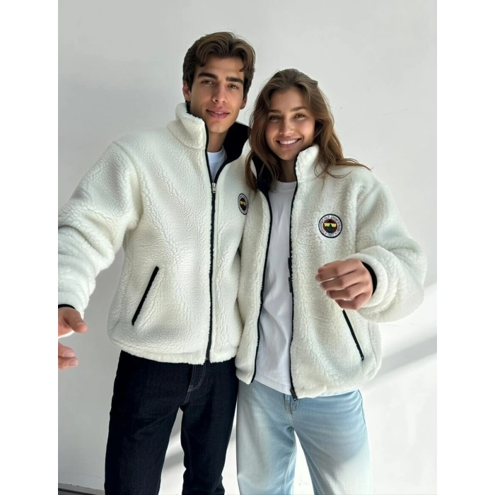 FB Çift Taraflı Kürklü Taraftar Mont