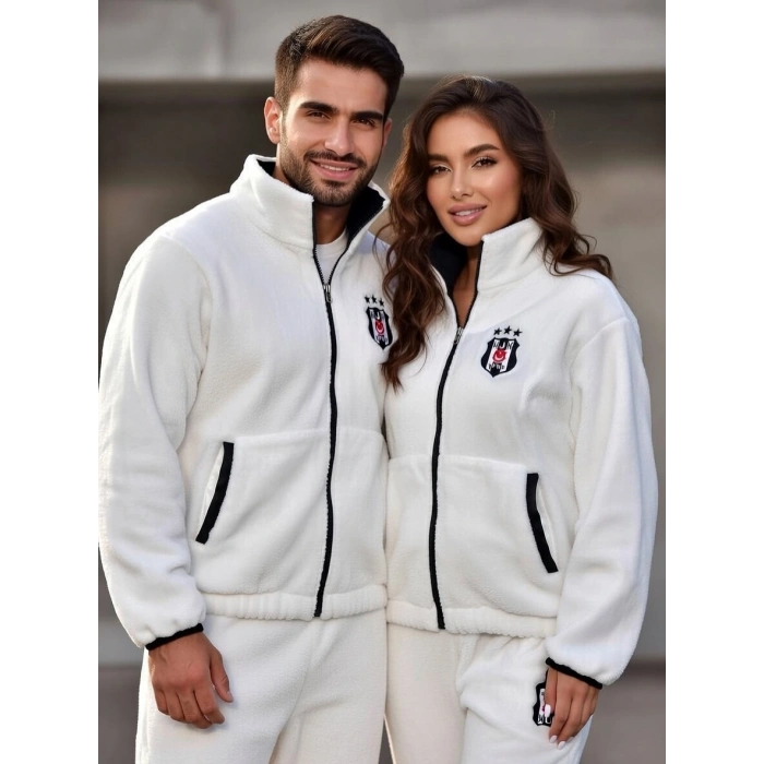 BJK Çift Taraflı Kürklü Taraftar Mont