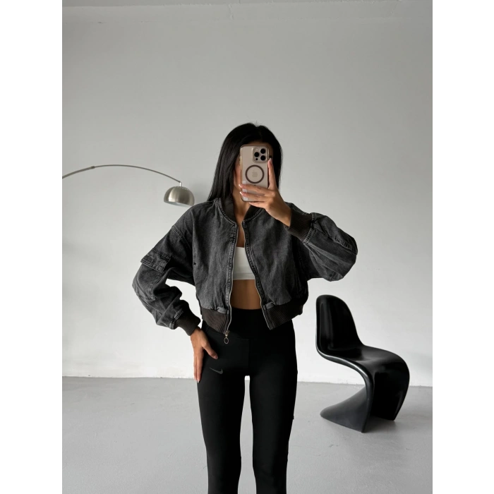 Antrasit ZR Bumber Kot Ceket