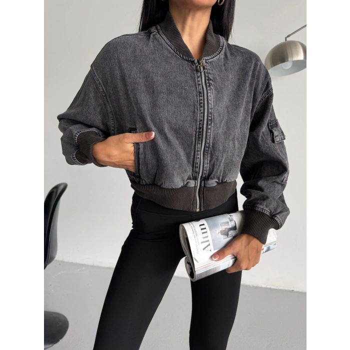 Antrasit ZR Bumber Kot Ceket