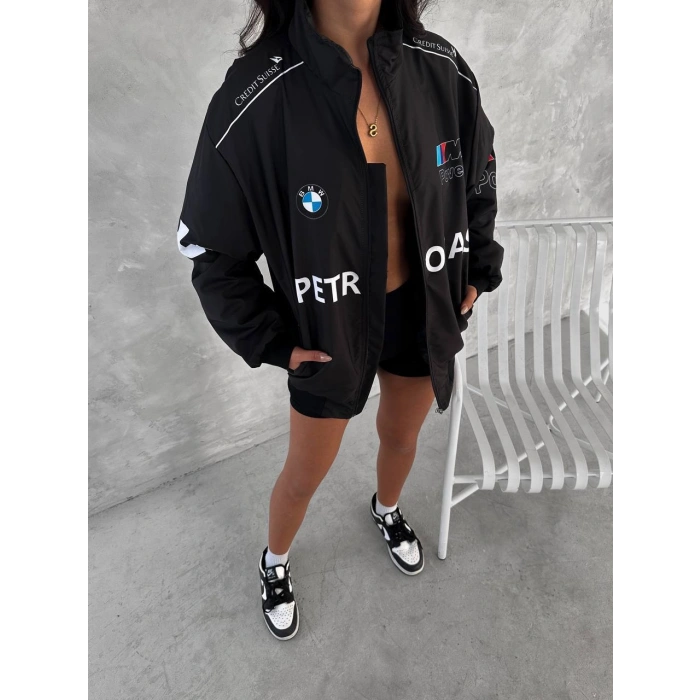 BMW İçi astarlı Unisex Bomber Ceket