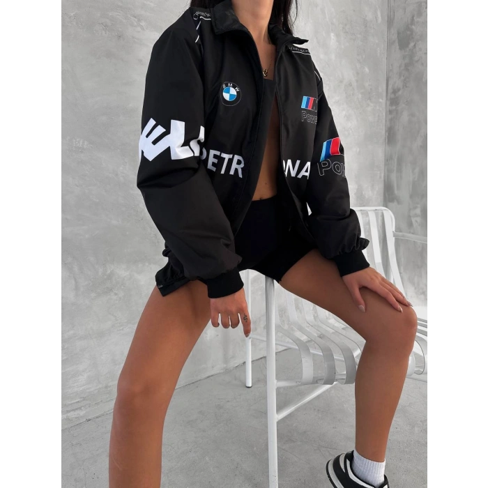 BMW İçi astarlı Unisex Bomber Ceket