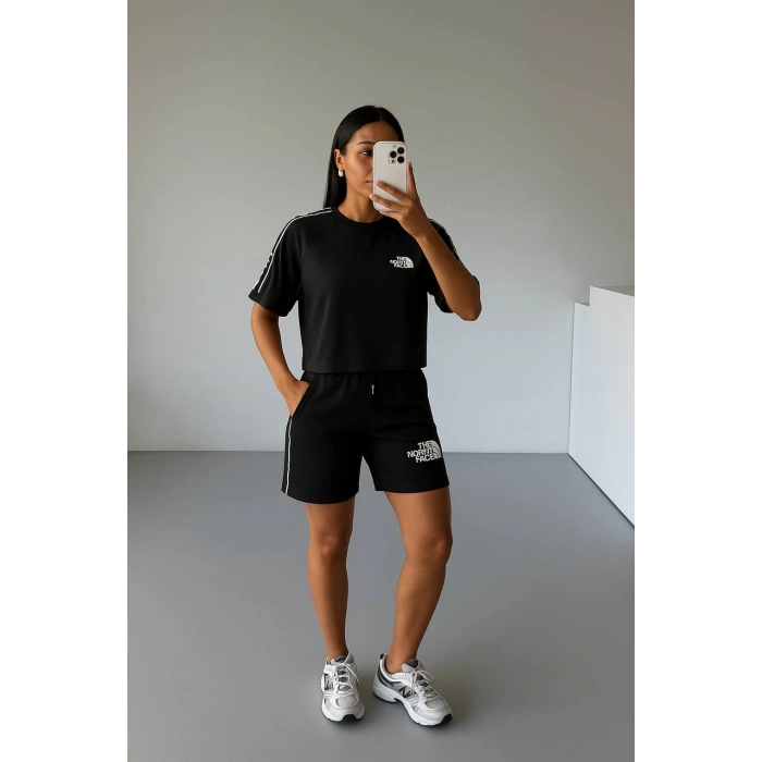 Siyah NF Oversize Unisex Şortlu Takım