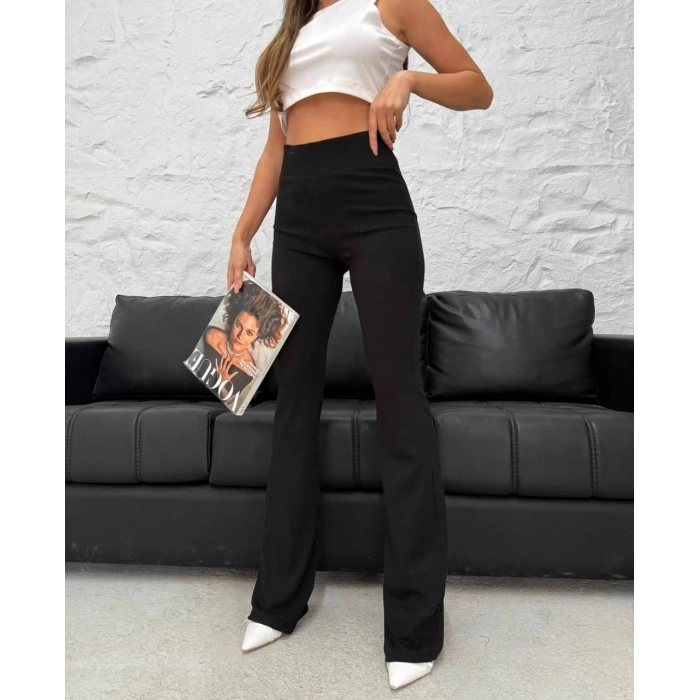 Siyah Beleze İspanyol Tayt