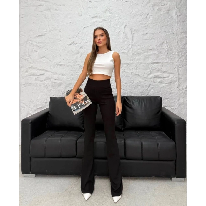 Siyah Beleze İspanyol Tayt