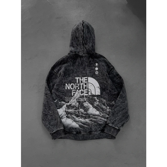 Vintage NF Üç İplik Oversize Kapşonlu Sweat