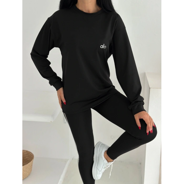 Siyah Arabiyeli Modal Taytlı Takım