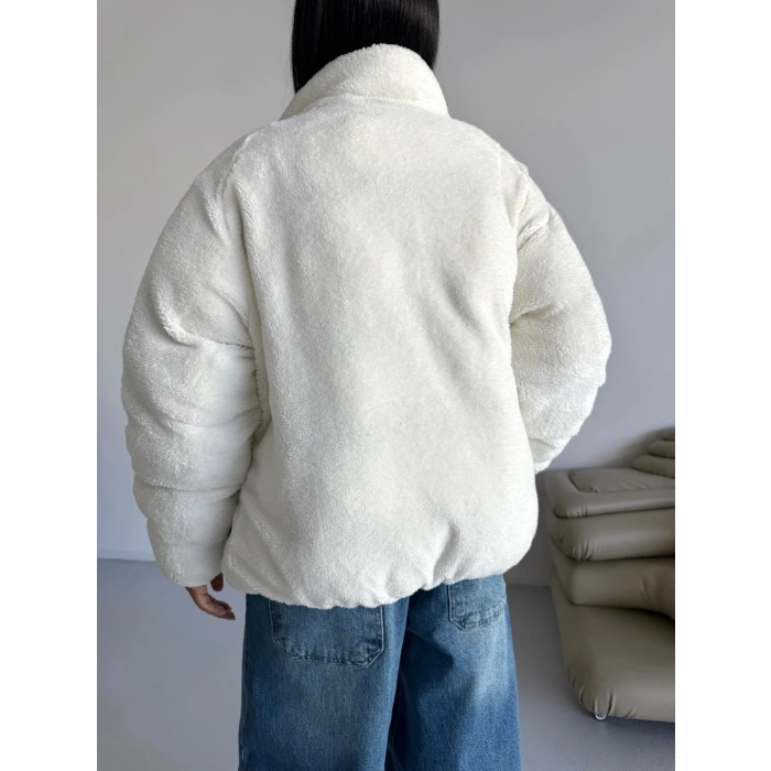 Mavi NK Oversize Unisex Çift Taraflı Mont