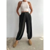 Siyah Oysho Modal Şalvar Pantolon