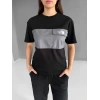 Gri Şerit NF Oversize Unisex Tshirt