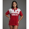 Kırmızı Polo Yaka Türkiye Milli Takım Tshirt