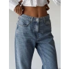 Mavi ZR Taşlı Boyfit Jean Pantolon