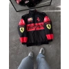 Siyah Ferrari İçi astarlı Unisex Bomber Ceket
