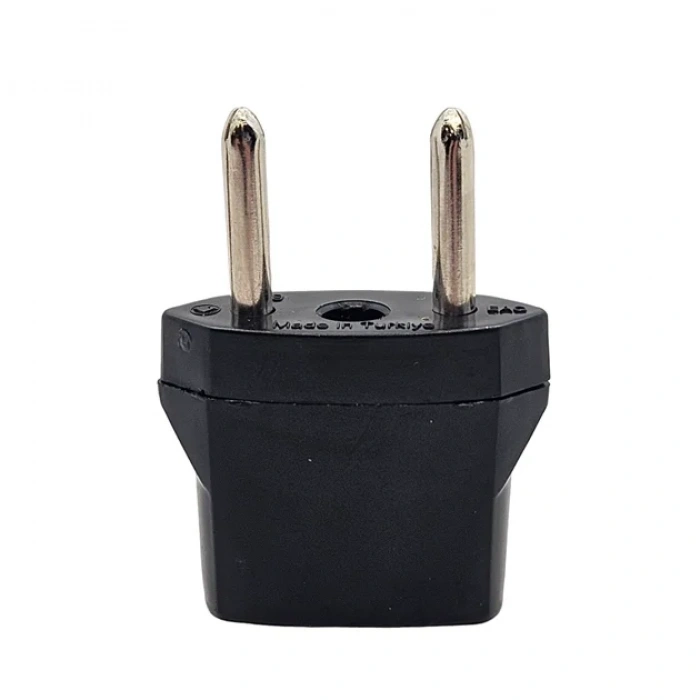 Amerikan Priz Dönüştürücü Siyah 6A 110V-250VAC / SI-W375