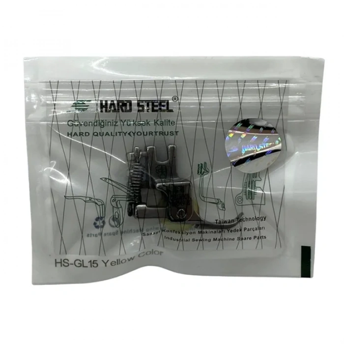 Düz Makine Fermuar Sağ Dışa Bakan Sarı Teker Ayak / HS-GL15