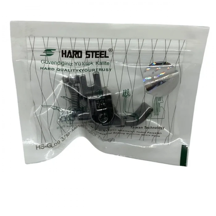 Düz Makine Fitil Tırnaklı Metal Teker Ayak / HS-GL09 3/16
