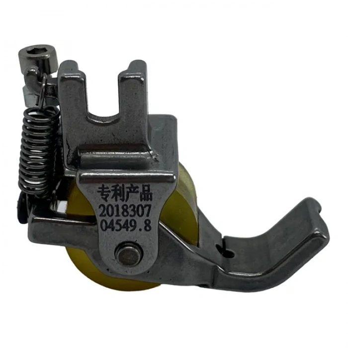 Düz Makine Fitil Tırnaklı Sarı Teker Ayak / HS-GL09 1/8