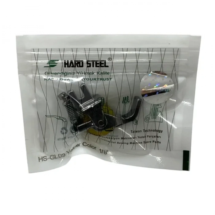 Düz Makine Fitil Tırnaklı Sarı Teker Ayak / HS-GL09 1/8