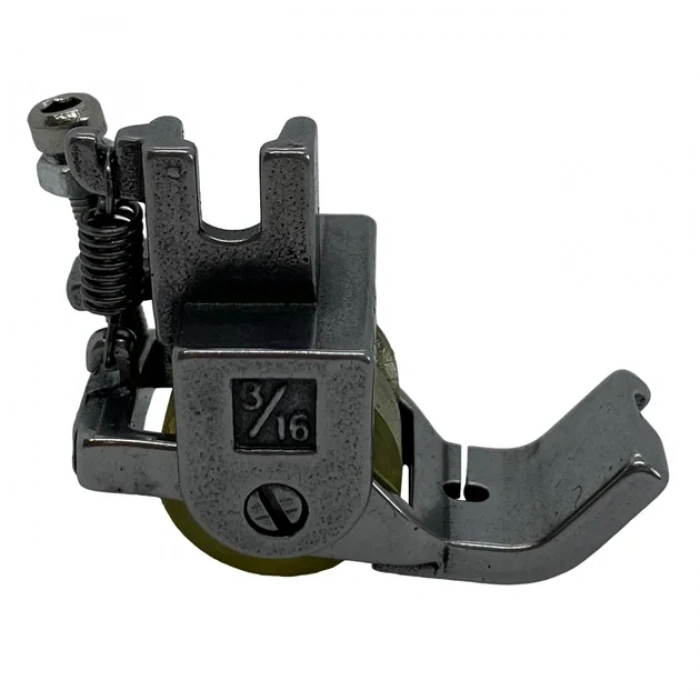 Düz Makine Fitil Tırnaklı Sarı Teker Ayak / HS-GL09 3/16