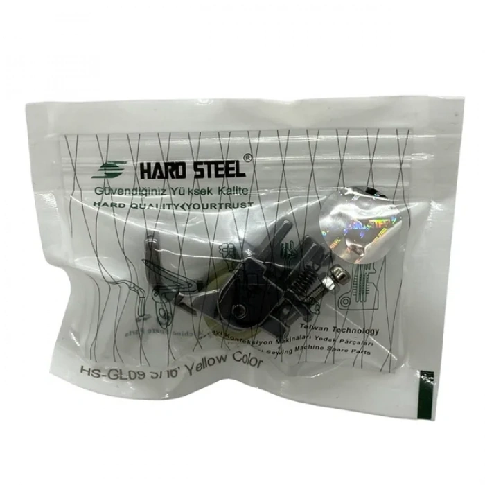 Düz Makine Fitil Tırnaklı Sarı Teker Ayak / HS-GL09 3/16