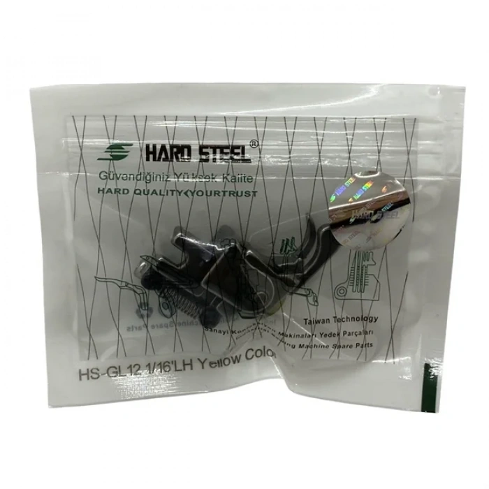 Düz Makine Sol Çima Sarı Teker Ayak / HS-GL12 1/16LH