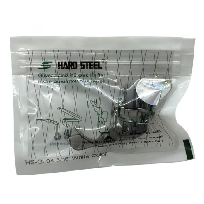 Düz Makine Sp-18 Model Tırnaklı Çima Beyaz Teker Ayak / HS-GL04 3/16