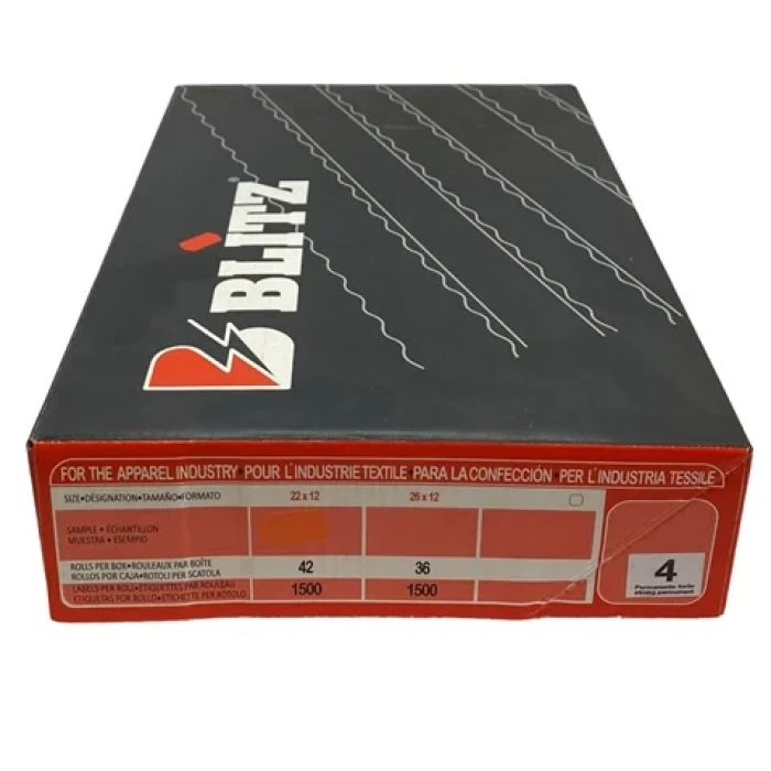 Etiketleme Makinesi 4 No Turuncu Etiket / 12X22 42ADET