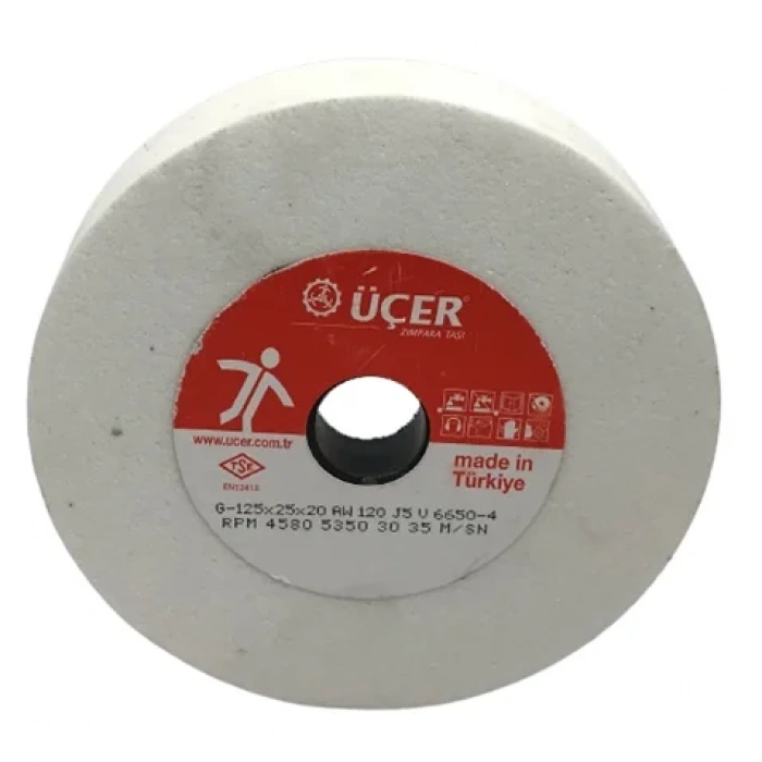 Hızar Makinesi İçi Çukur Bileme(Zımpara) Taşı 125X25X20-70X14