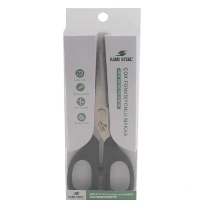 Japon Stili Plastik Saplı Çok Fonksiyonlu 6.5İnç Makas / HS-9158 (6.5)