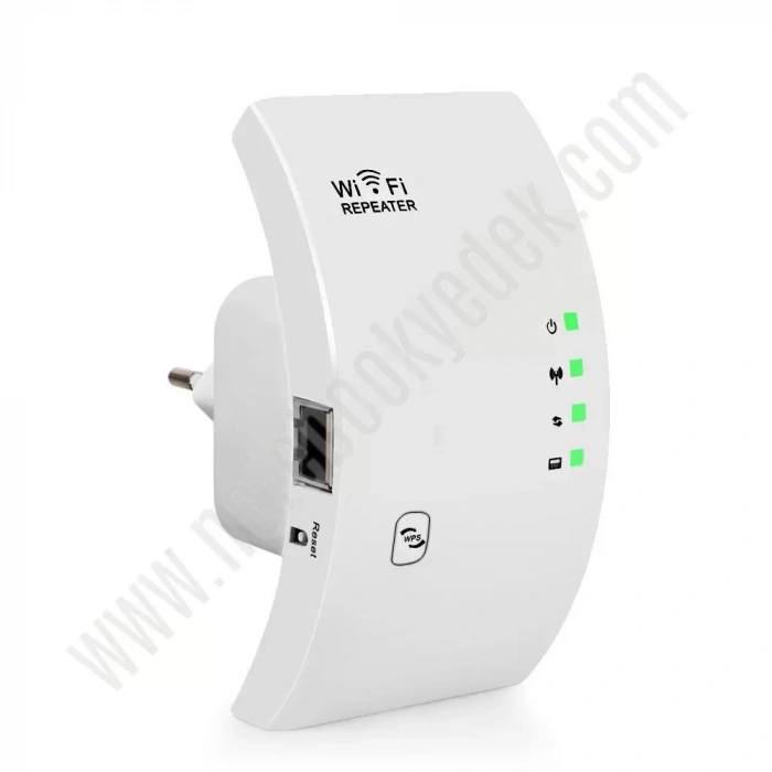 LineOn 300Mbps Wifi Repeater - Router Kablosuz Aktarıcı Siyah