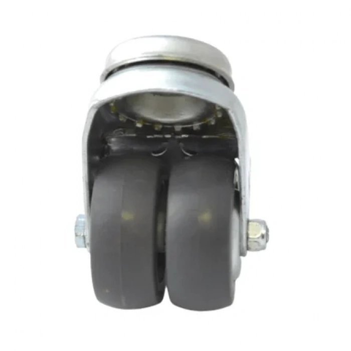 Makine Tekerleği Küçük Frenli Çiftli Teker / 50X17 M10