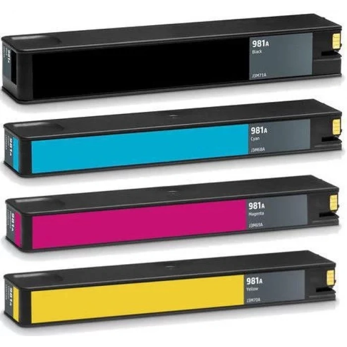 Muadil Kartuş HP 981A Pigment  Kırmızı