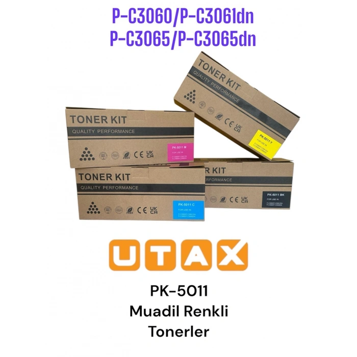 Muadil Toner Utax Uyumlu (Premium) PK5011,PC3060,PC3065,PC3061  (5000 Sayfa)  Mavi