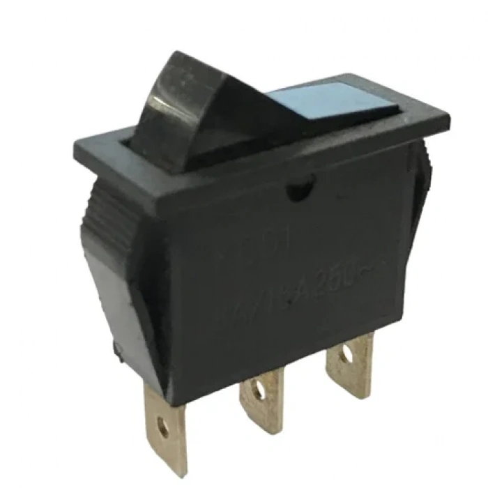 On-Off  İnce Anahtar (Siyah) / KCD1