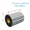 Ribbon WX-10FBK Standart Wax 110mm x 450m 1 inç Outside