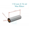 Ribbon WX-10FBK Standart Wax 110mm x 74m 1/2 inç Outside