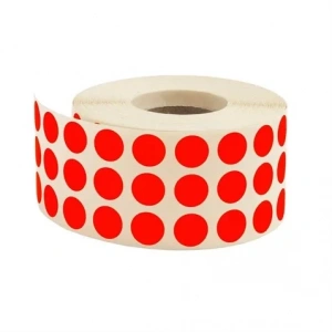 Etiketleme Makinesi Nokta Etiket Kırmızı